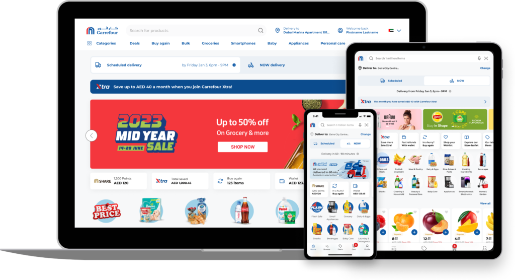 Carrefour - new digital solution
