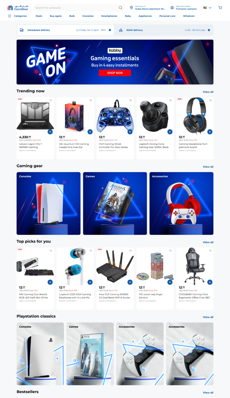 Carrefour - Category - Gaming