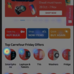 Carrefour User interaction - mobile